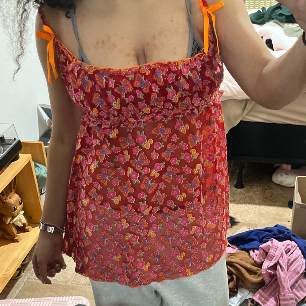 Y2K Printed Victoria’s Secret Babydoll Slip - Picture 4 of 5